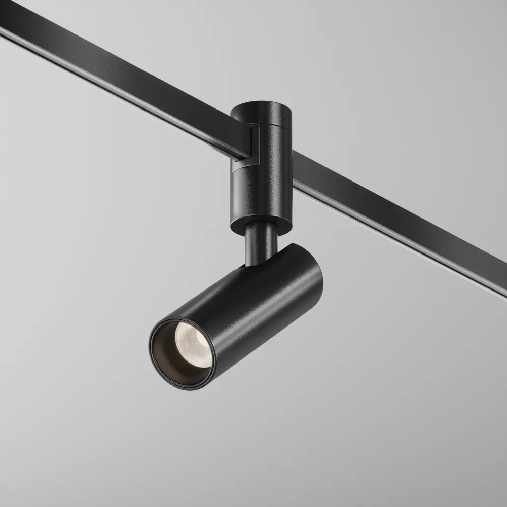 Фото 3 Трековый светильник спот светодиодный Maytoni Tr144-1-5w3k-w-b 5 Вт магнитный 2 м² цвет черный Фото 3 Трековый светильник спот светодиодный Maytoni Tr144-1-5w3k-w-b 5 Вт магнитный 2 м² цвет черный