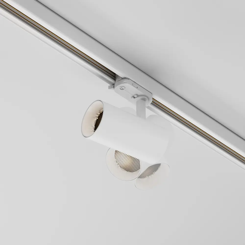 Фото 5 Трековый светильник спот светодиодный Maytoni Tr197-3-12wcct-m-w 12 Вт трехфазный 5 м² цвет белый Фото 5 Трековый светильник спот светодиодный Maytoni Tr197-3-12wcct-m-w 12 Вт трехфазный 5 м² цвет белый