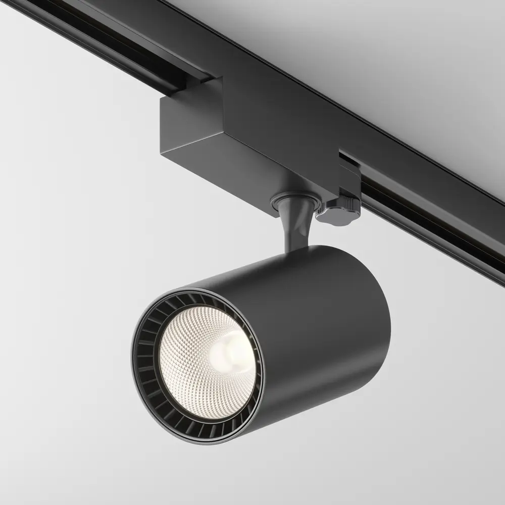 Фото 2 Трековый светильник спот светодиодный Maytoni Tr029-3-26w3k-s-b 26 Вт трехфазный 10 м² цвет черный Фото 2 Трековый светильник спот светодиодный Maytoni Tr029-3-26w3k-s-b 26 Вт трехфазный 10 м² цвет черный