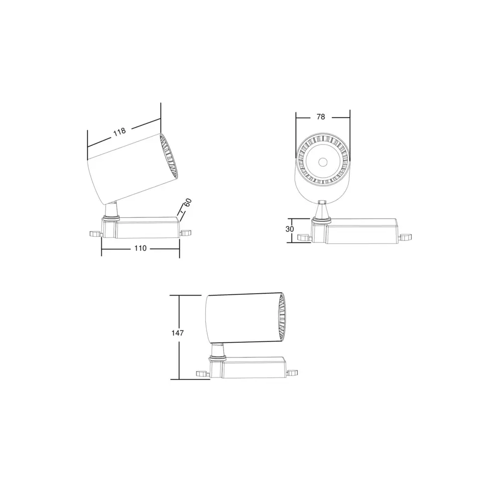 Фото 3 Трековый светильник спот светодиодный Maytoni Tr029-3-10w3k-w 10 Вт трехфазный 4 м² цвет белый Фото 3 Трековый светильник спот светодиодный Maytoni Tr029-3-10w3k-w 10 Вт трехфазный 4 м² цвет белый