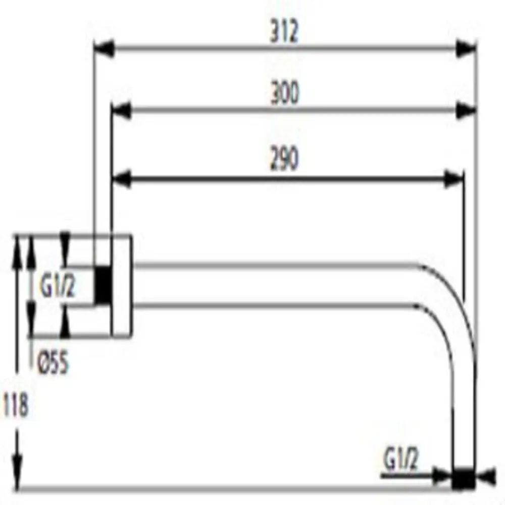 Фото 2 Держатель для верхнего душа Ideal Standard IDEALRAIN B9444AA цвет хром Фото 2 Держатель для верхнего душа Ideal Standard IDEALRAIN B9444AA цвет хром