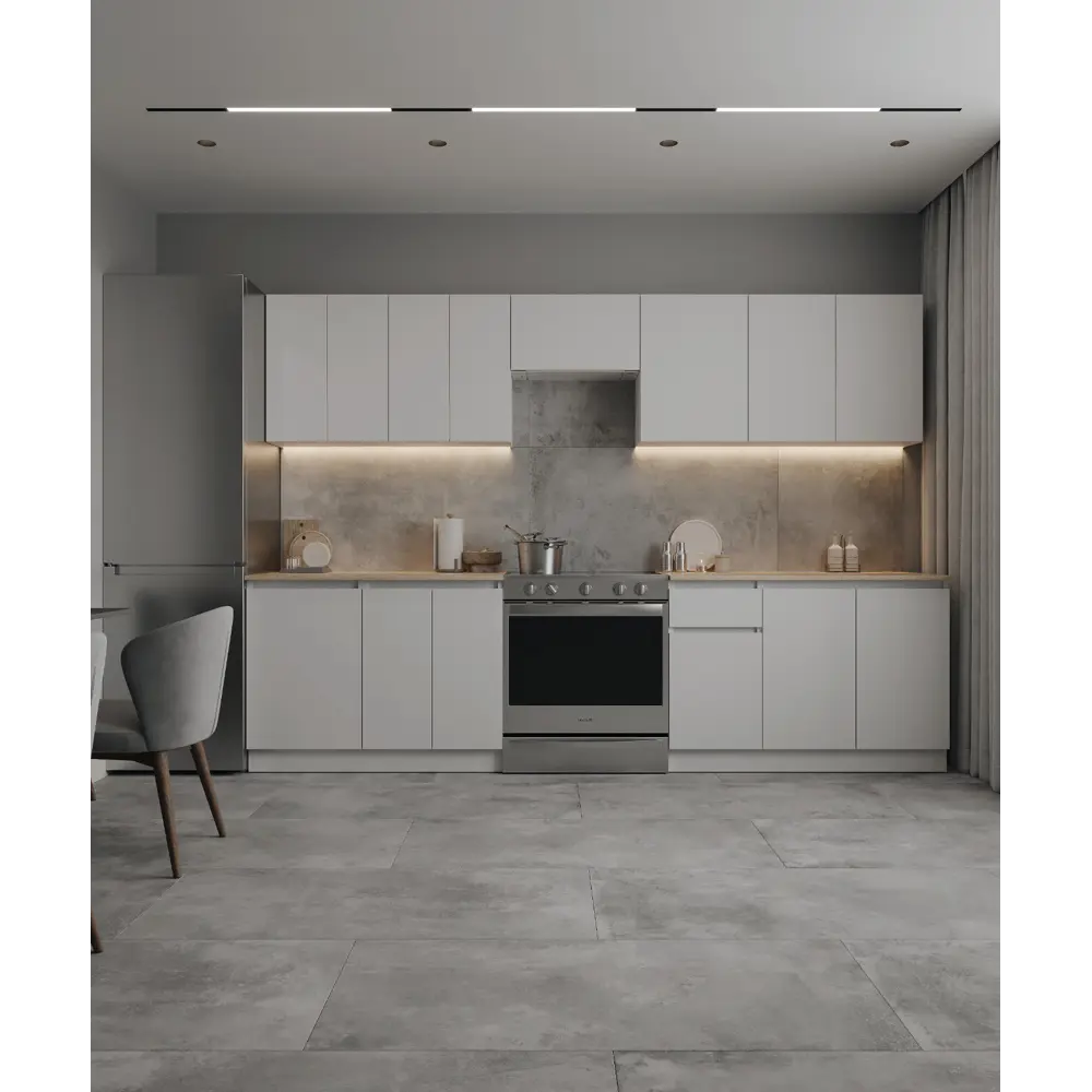 Фото 8 Кухонный шкаф напольный Миус 60x85x60 см ЛДСП цвет белый Фото 8 Кухонный шкаф напольный Миус 60x85x60 см ЛДСП цвет белый