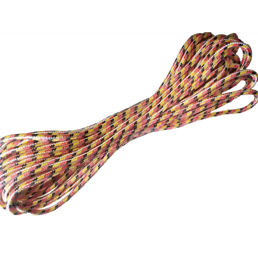 Фото Веревка Эбис вязаная п/п 5 мм (20 м) цветная Фото Веревка Эбис вязаная п/п 5 мм (20 м) цветная