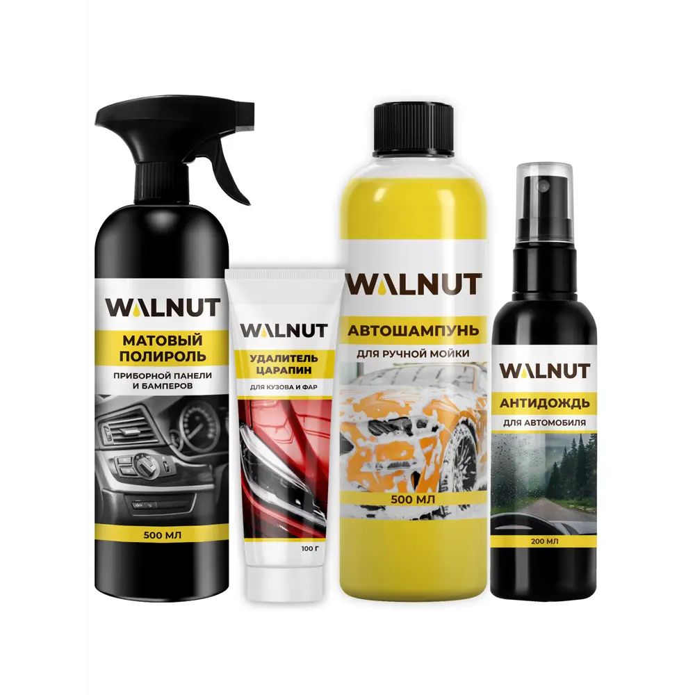 Фото Набор для ухода за авто Walnut Фото Набор для ухода за авто Walnut