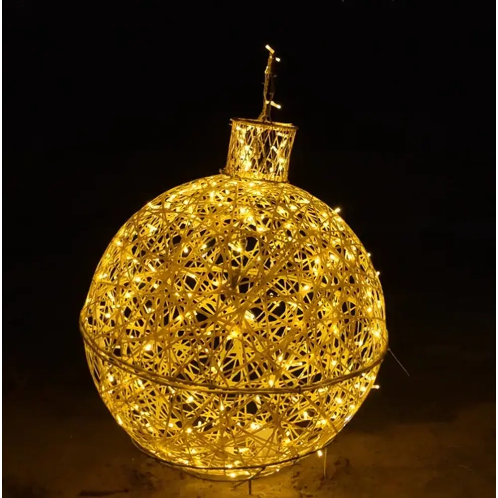 Фото Электрическая светящиеся фигура Елочная игрушка 100 LED 50x50x50 см теплый белый свет Фото Электрическая светящиеся фигура Елочная игрушка 100 LED 50x50x50 см теплый белый свет