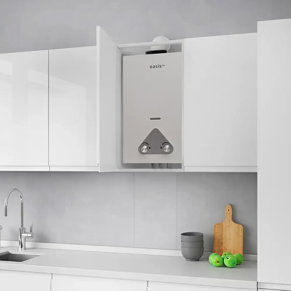 Фото 8 Колонка газовая Oasis Eco W-24 12 л/мин цвет белый Фото 8 Колонка газовая Oasis Eco W-24 12 л/мин цвет белый