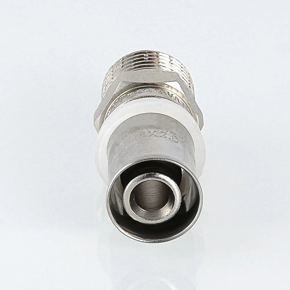 Фото 2 Муфта комбинированная Valtec 1/2"x20 мм ВР-ВПр латунь VTm.201.N.002004 Фото 2 Муфта комбинированная Valtec 1/2"x20 мм ВР-ВПр латунь VTm.201.N.002004