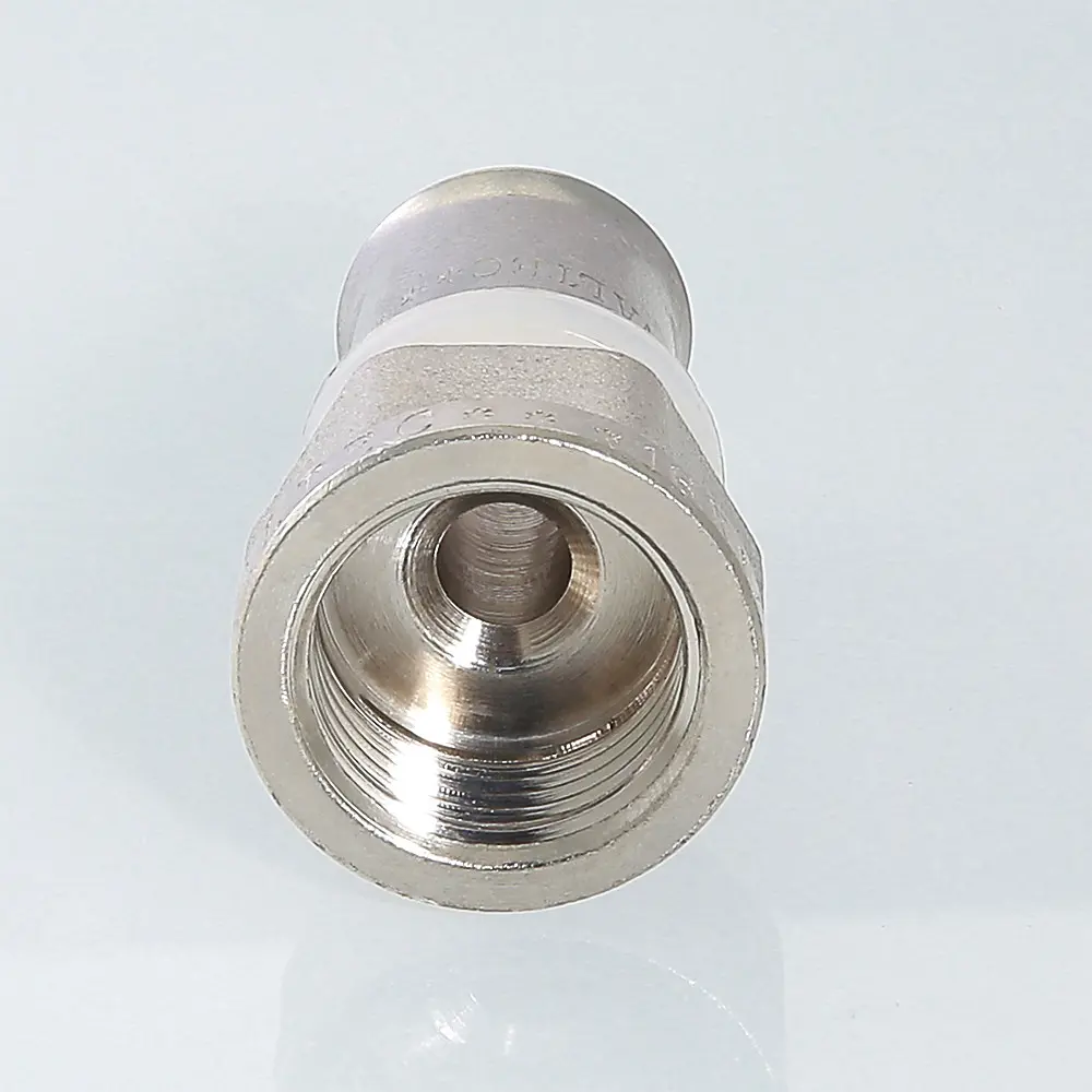 Фото 8 Муфта комбинированная Valtec 1"x26 мм ВР-ВПр латунь VTm.202.N.002606 Фото 8 Муфта комбинированная Valtec 1"x26 мм ВР-ВПр латунь VTm.202.N.002606