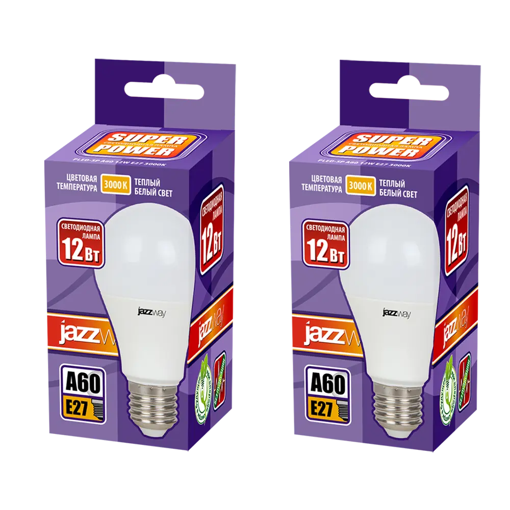 Фото 2 Лампа светодиодная Jazzway 1033703 Pled Power E27 220-240 В 12 Вт груша матовая 1080 Лм теплый белый свет Фото 2 Лампа светодиодная Jazzway 1033703 Pled Power E27 220-240 В 12 Вт груша матовая 1080 Лм теплый белый свет