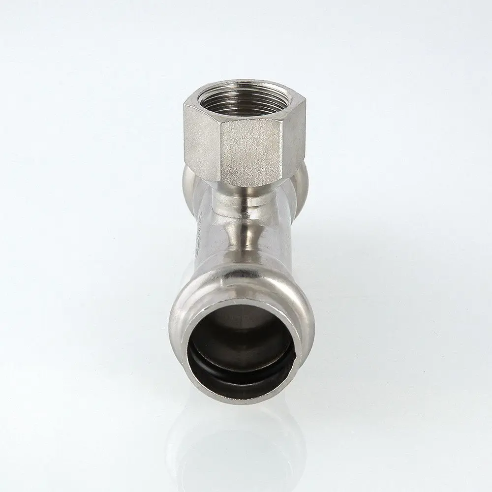 Фото 2 Тройник комбинированный Valtec 18x3/4"x18 мм ВР-ВПр сталь Фото 2 Тройник комбинированный Valtec 18x3/4"x18 мм ВР-ВПр сталь