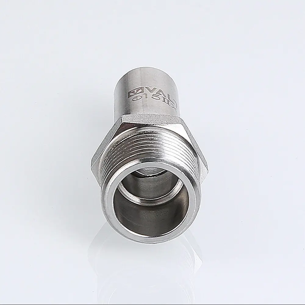 Фото 3 Вставка Valtec 1/2"x22 мм НР нержавеющая сталь Фото 3 Вставка Valtec 1/2"x22 мм НР нержавеющая сталь