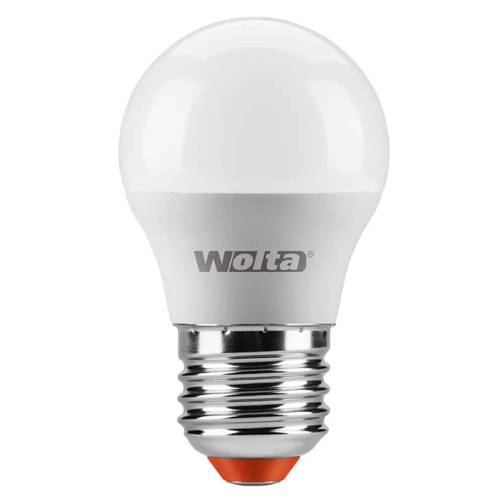 Фото 2 Набор ламп светодиодных Wolta 25W45GL10E27 E27 175-250 В 10 Вт шар малый матовый 825 Лм холодный белый свет 10 шт Фото 2 Набор ламп светодиодных Wolta 25W45GL10E27 E27 175-250 В 10 Вт шар малый матовый 825 Лм холодный белый свет 10 шт