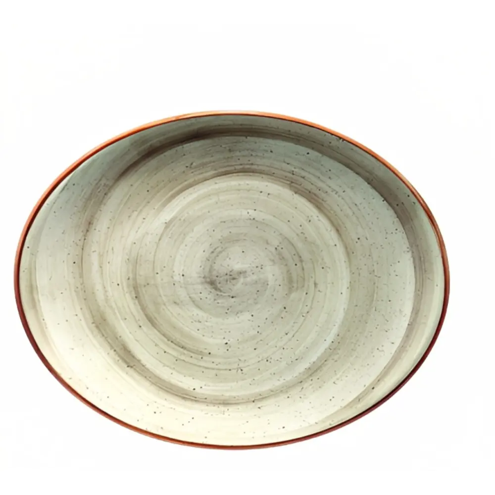 Фото Блюдо сервировочное Bonna Terraine Aura 24x3x31 см фарфор цвет бежевый Фото Блюдо сервировочное Bonna Terraine Aura 24x3x31 см фарфор цвет бежевый