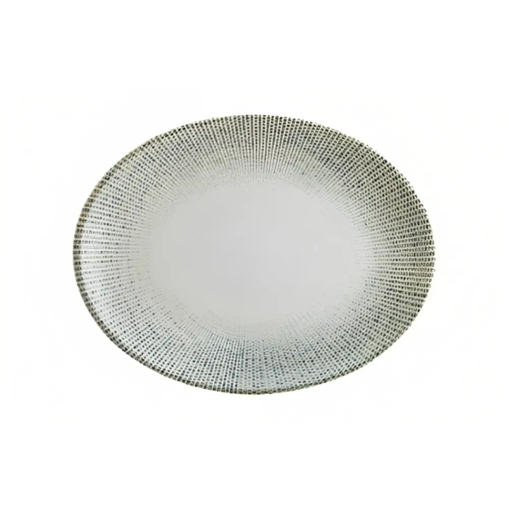 Фото Блюдо сервировочное Bonna Sway 19x2.50x25 см фарфор цвет бежевый Фото Блюдо сервировочное Bonna Sway 19x2.50x25 см фарфор цвет бежевый