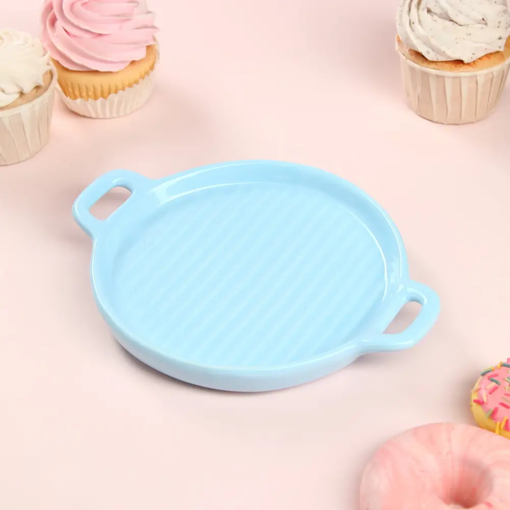 Фото Блюдо сервировочное Керамика Ручной Работы Поднос 15x2.50x19 см керамика цвет голубой Фото Блюдо сервировочное Керамика Ручной Работы Поднос 15x2.50x19 см керамика цвет голубой