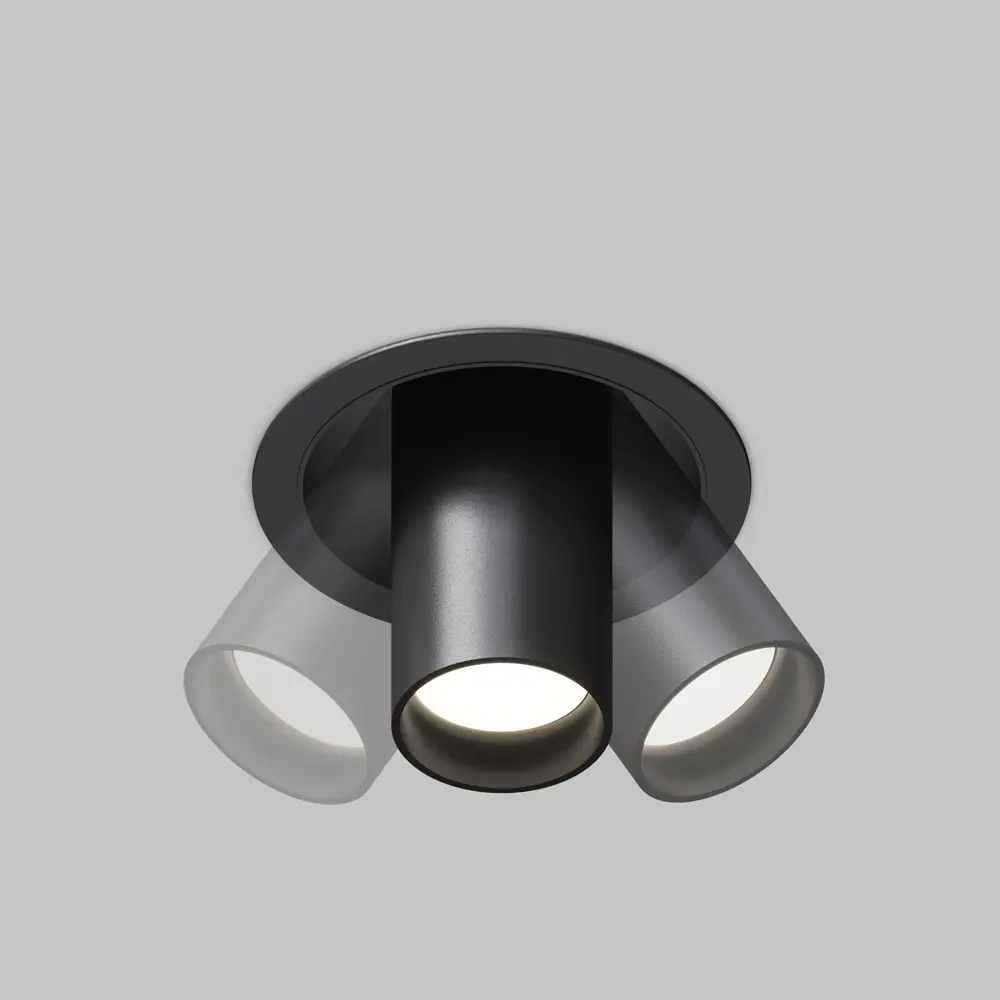 Фото 6 Светильник точечный встраиваемый Maytoni Focus S C048cl-01-gu10-b 4 м² цвет черный Фото 6 Светильник точечный встраиваемый Maytoni Focus S C048cl-01-gu10-b 4 м² цвет черный