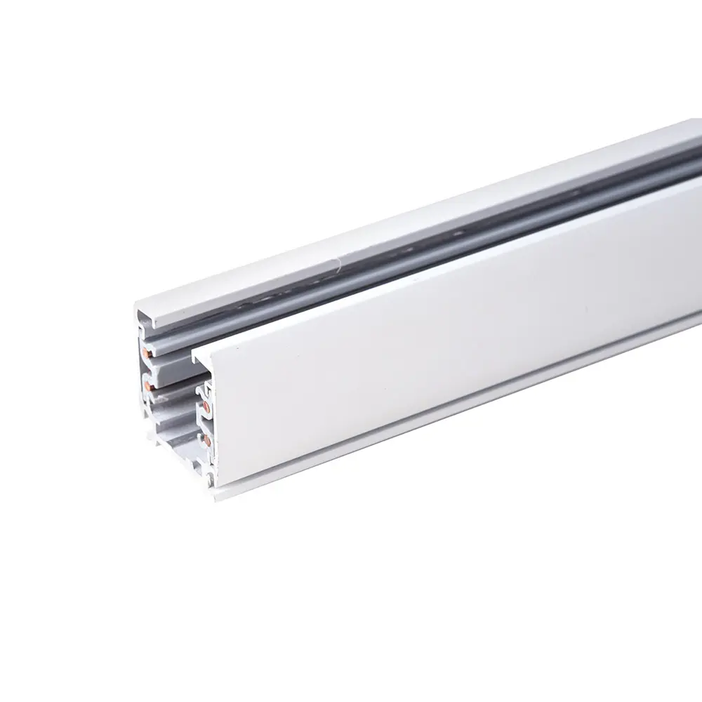 Фото Трековый шинопровод накладной трехфазный Elektrostandard TRL-1-3-100-WH a039589 1 м цвет белый Фото Трековый шинопровод накладной трехфазный Elektrostandard TRL-1-3-100-WH a039589 1 м цвет белый