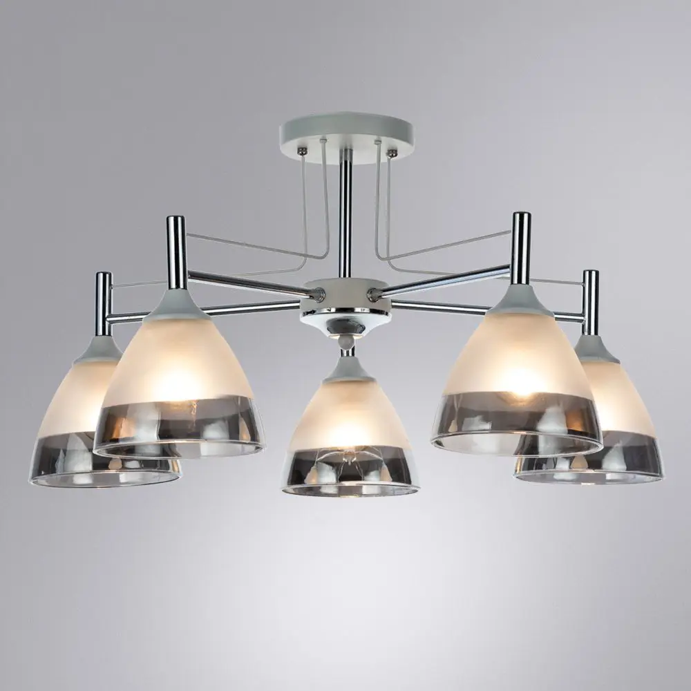 Фото 3 Светильник настенно-потолочный ARTE LAMP A3521PL-5CC 5 ламп 15 м² цвет хром Фото 3 Светильник настенно-потолочный ARTE LAMP A3521PL-5CC 5 ламп 15 м² цвет хром
