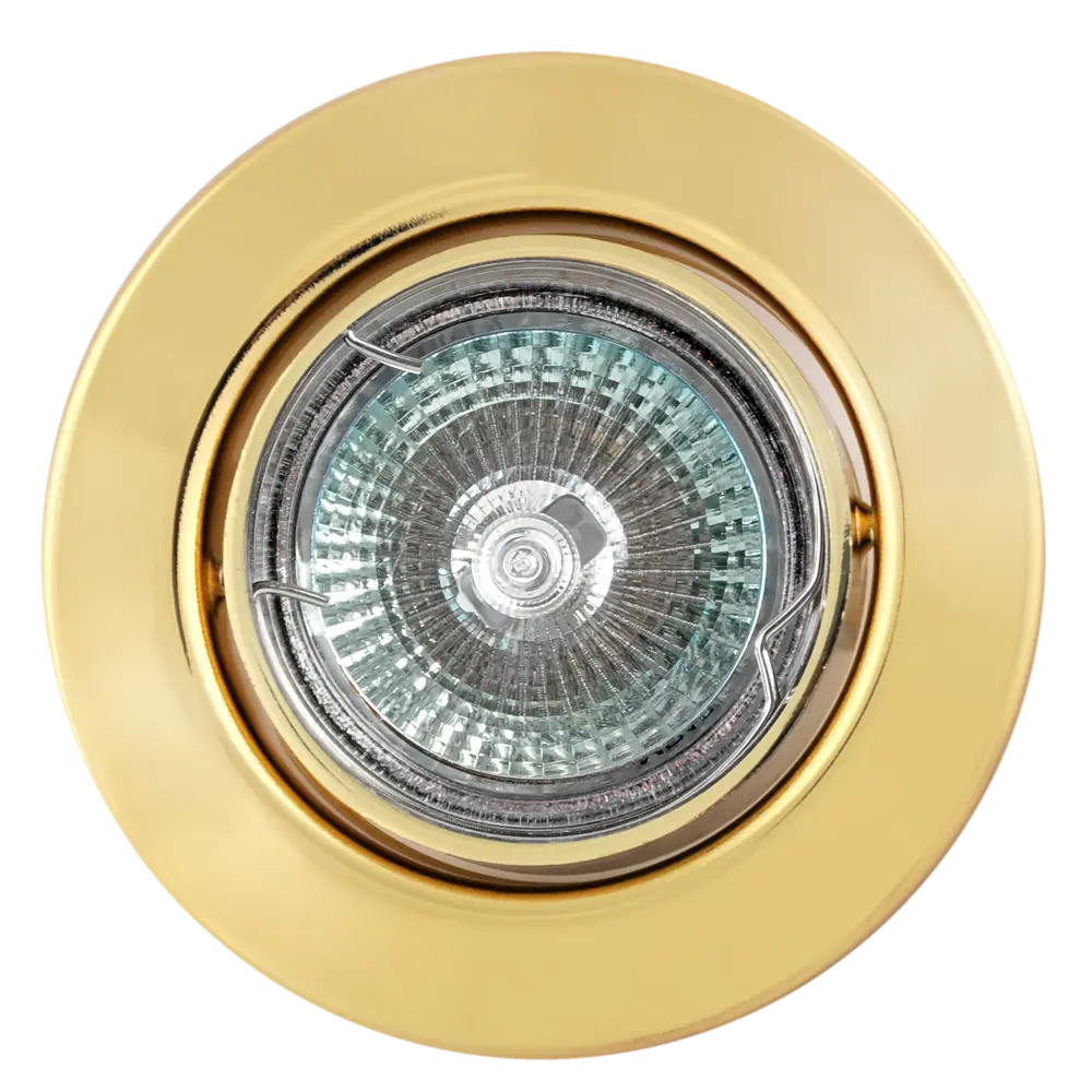 Фото Светильник точечный встраиваемый DE FRAN FT 9222 G Брант под отверстие 65 мм 4 м² цвет золото Фото Светильник точечный встраиваемый DE FRAN FT 9222 G Брант под отверстие 65 мм 4 м² цвет золото