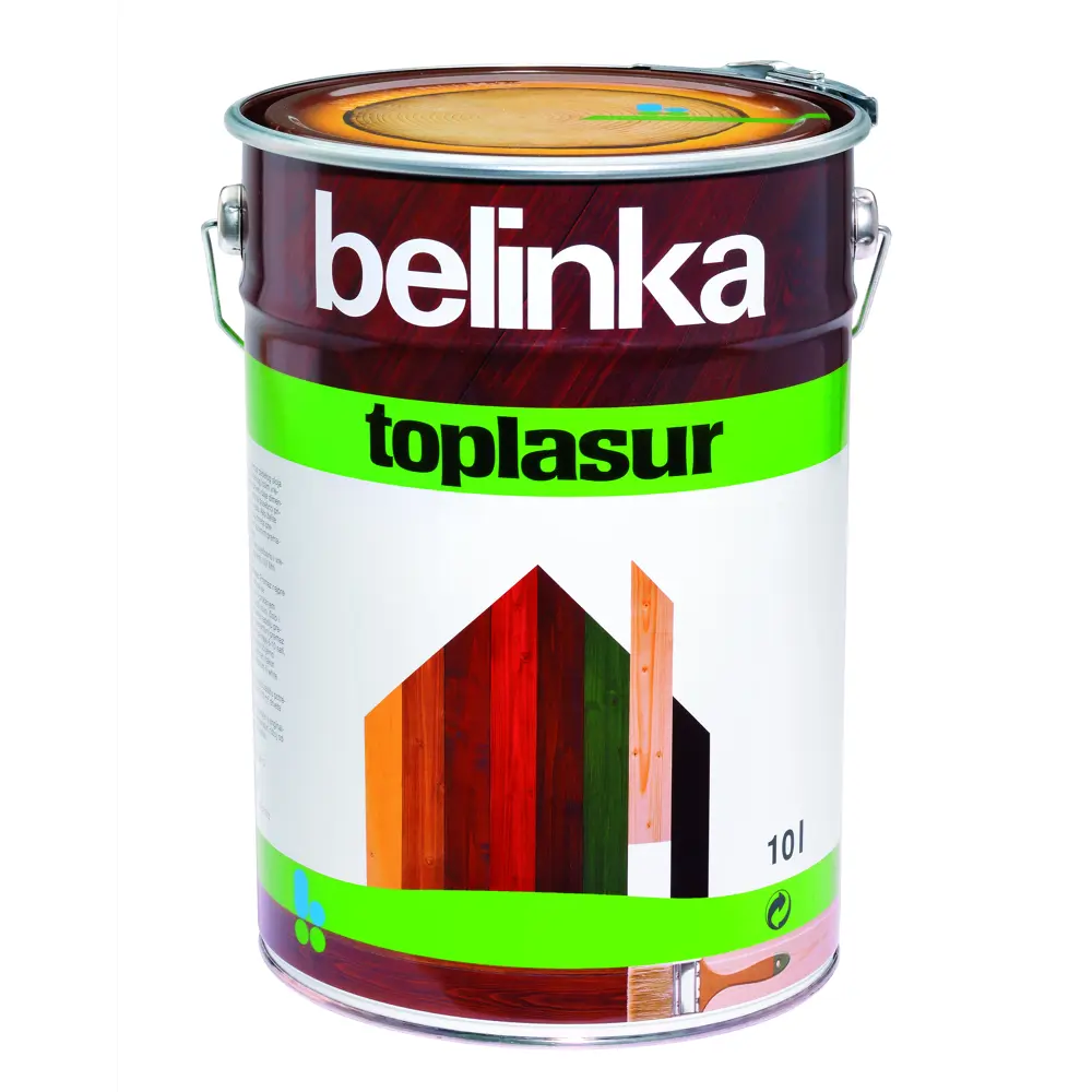 Фото Защитно-декоративная пропитка для дерева BELINKA TOPLASUR 10 л. №12 Бесцветная Фото Защитно-декоративная пропитка для дерева BELINKA TOPLASUR 10 л. №12 Бесцветная