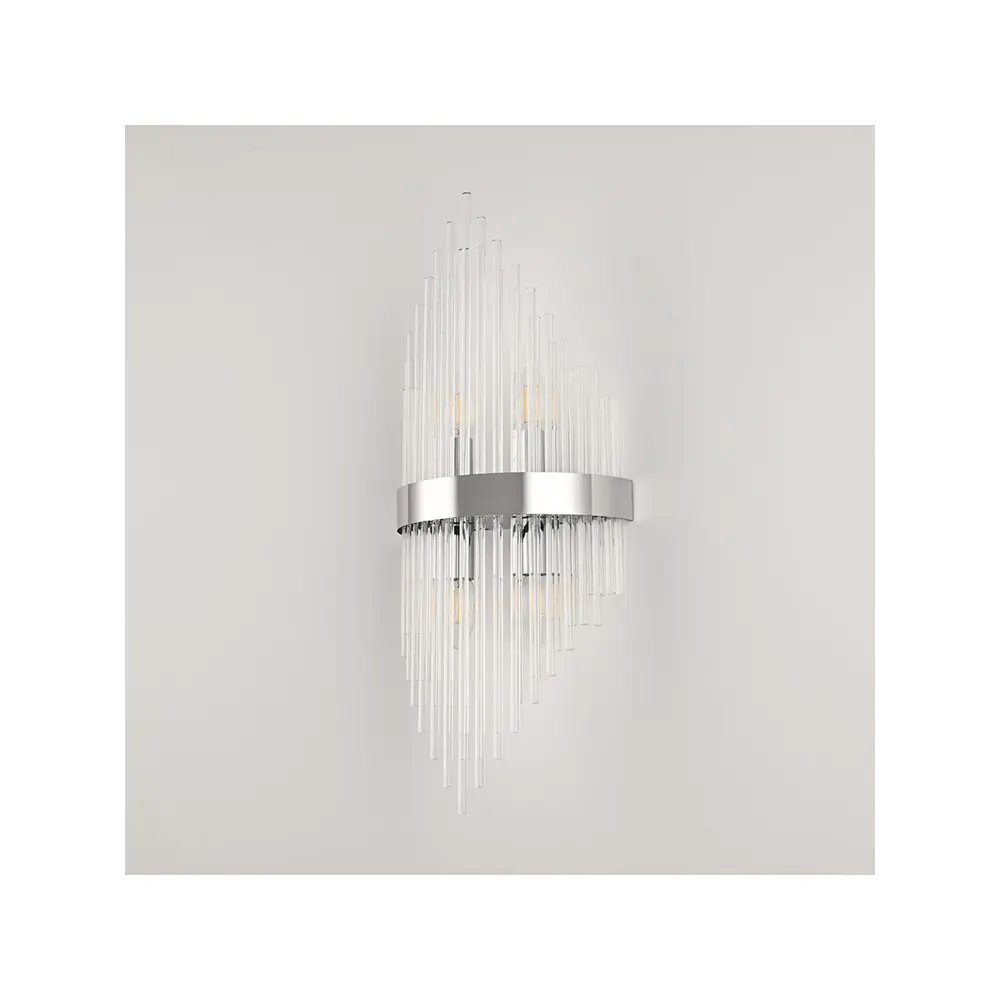 Фото 4 Настенный светильник Arte milano 430122.250.4.e14.a1.cr цвет серый/серебристый Фото 4 Настенный светильник Arte milano 430122.250.4.e14.a1.cr цвет серый/серебристый