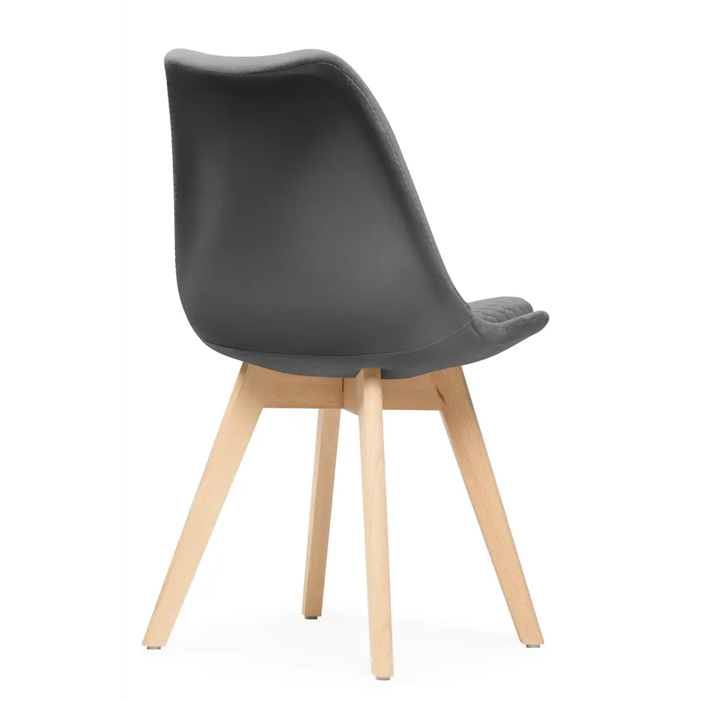 Фото 5 Стул Woodville Bonuss 50x82x57 см велюр цвет темно-серый Фото 5 Стул Woodville Bonuss 50x82x57 см велюр цвет темно-серый