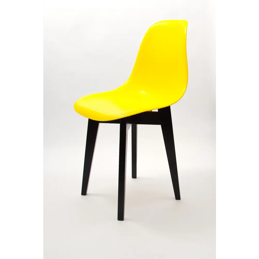 Фото 2 Стул Zip-Mebel Сашш 45x83x46 см ABS-пластик цвет желтый/черный Фото 2 Стул Zip-Mebel Сашш 45x83x46 см ABS-пластик цвет желтый/черный
