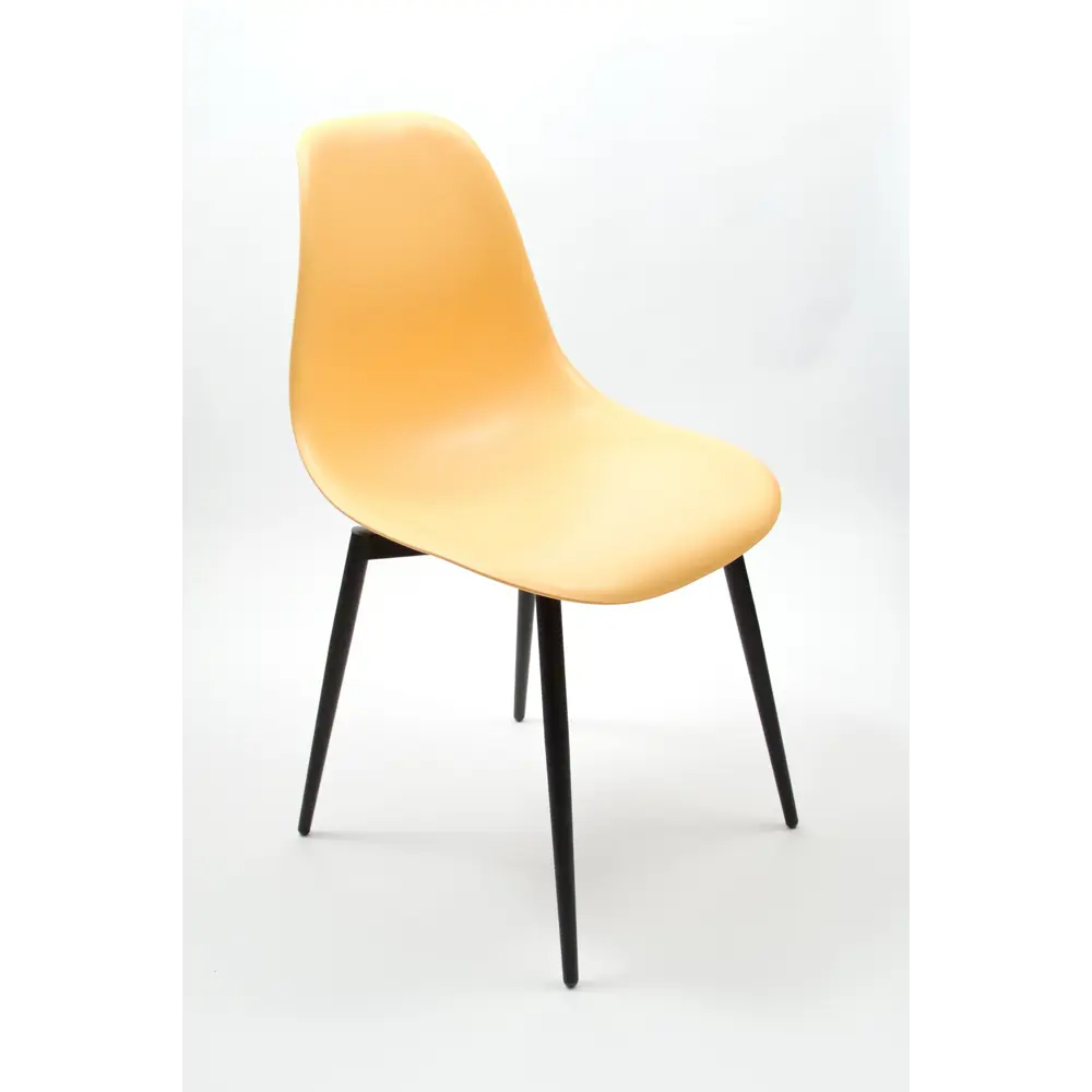 Фото 11 Комплект стульев 3 шт Zip-Mebel Туссе 45x83x46 см ABS-пластик цвет персиковый/черный Фото 11 Комплект стульев 3 шт Zip-Mebel Туссе 45x83x46 см ABS-пластик цвет персиковый/черный