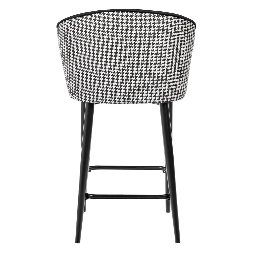 Фото 3 Стул полубарный Bradex Paola 48x65x56 см велюр цвет черный Фото 3 Стул полубарный Bradex Paola 48x65x56 см велюр цвет черный