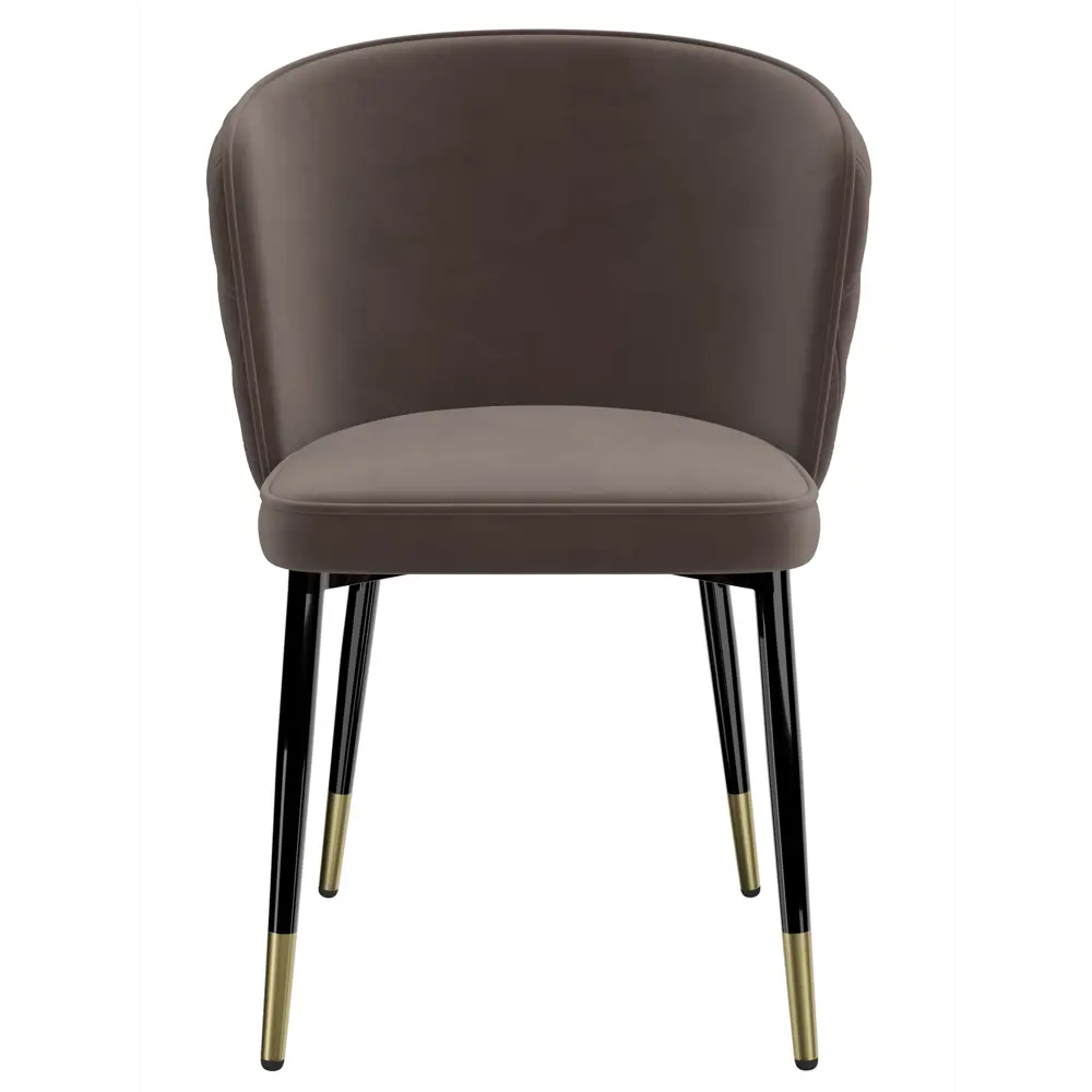 Фото Стул для кухни обеденный Milavio Dc-1667 Xfm-2 Brown Box 57x83x49 см велюр цвет коричневый Фото Стул для кухни обеденный Milavio Dc-1667 Xfm-2 Brown Box 57x83x49 см велюр цвет коричневый