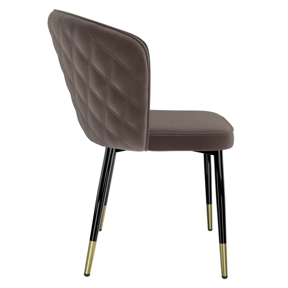 Фото 3 Стул для кухни обеденный Milavio Dc-1667 Xfm-2 Brown Box 57x83x49 см велюр цвет коричневый Фото 3 Стул для кухни обеденный Milavio Dc-1667 Xfm-2 Brown Box 57x83x49 см велюр цвет коричневый
