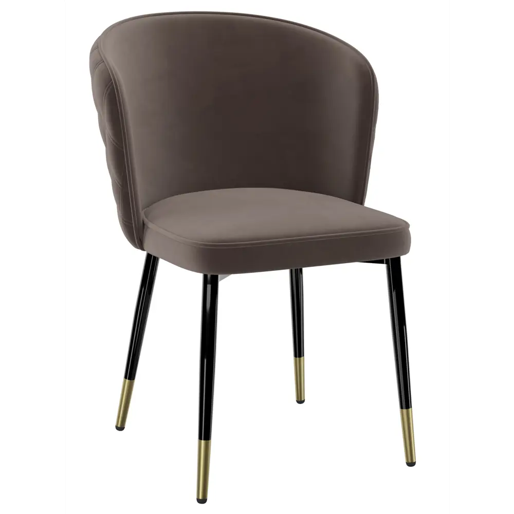 Фото 2 Стул для кухни обеденный Milavio Dc-1667 Xfm-2 Brown Box 57x83x49 см велюр цвет коричневый Фото 2 Стул для кухни обеденный Milavio Dc-1667 Xfm-2 Brown Box 57x83x49 см велюр цвет коричневый
