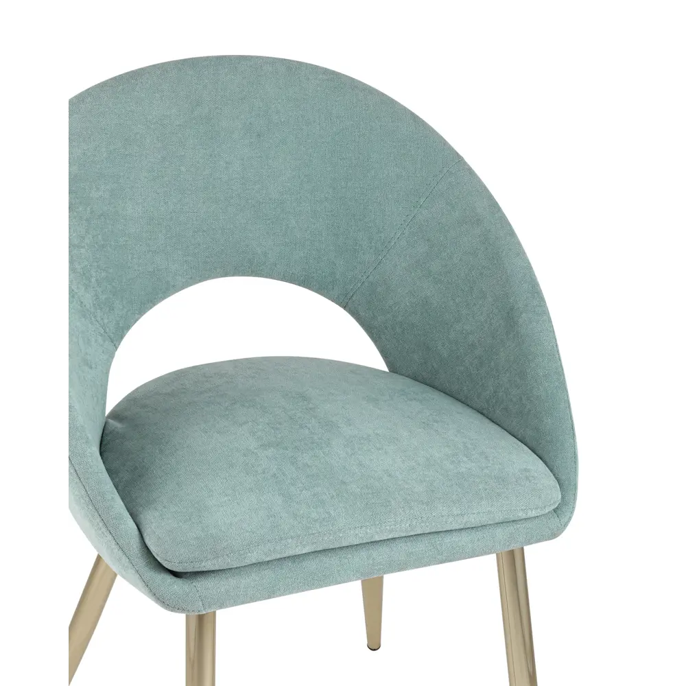 Фото 3 Кухонный стул Stool Group Kenzie 82x62x45 см рогожка цвет мятный