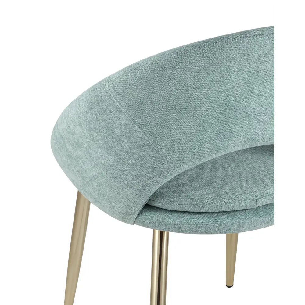 Фото 2 Кухонный стул Stool Group Kenzie 82x62x45 см рогожка цвет мятный