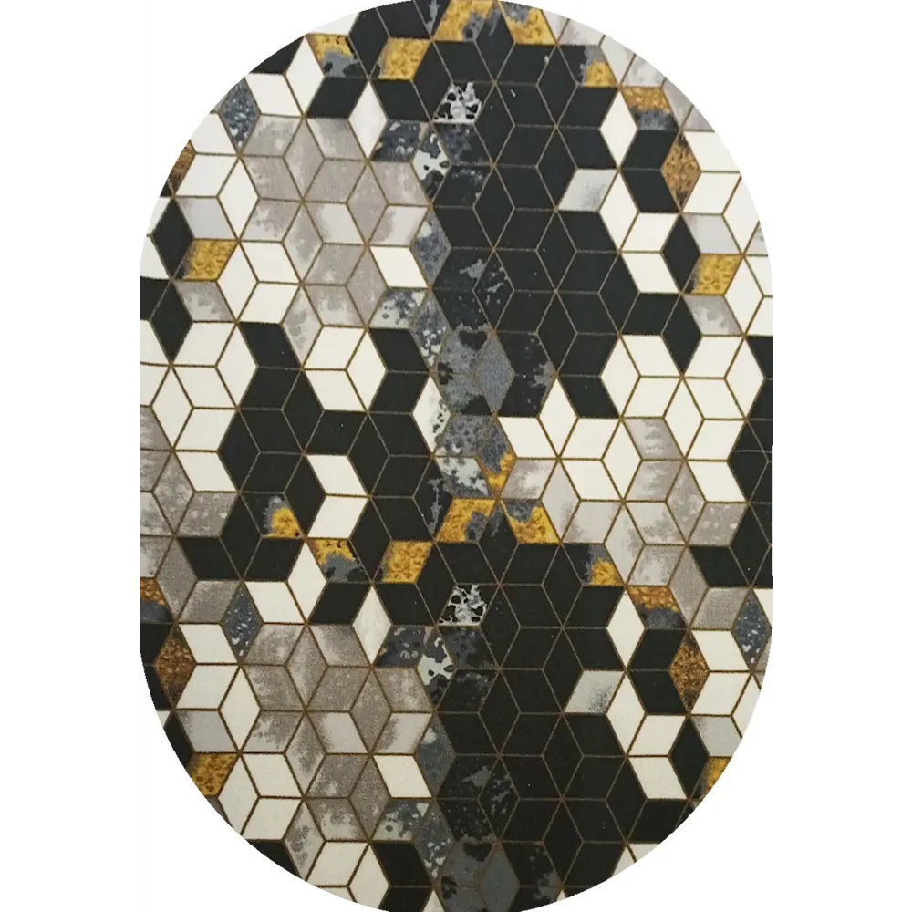 Фото Ковер Белка Сегура Принт Соты (90_38) овал 200x250 см полиамид Фото Ковер Белка Сегура Принт Соты (90_38) овал 200x250 см полиамид