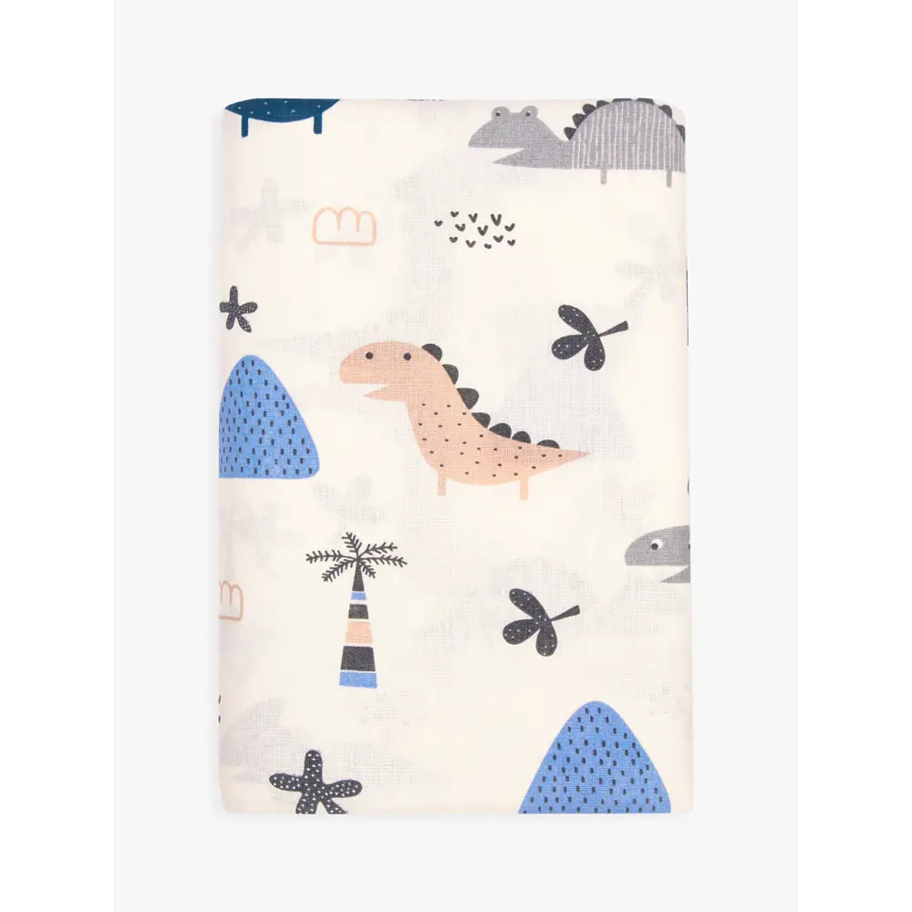 Фото 4 Простыня Amarobaby Little dino 150x210 см, хлопок, без резинки
