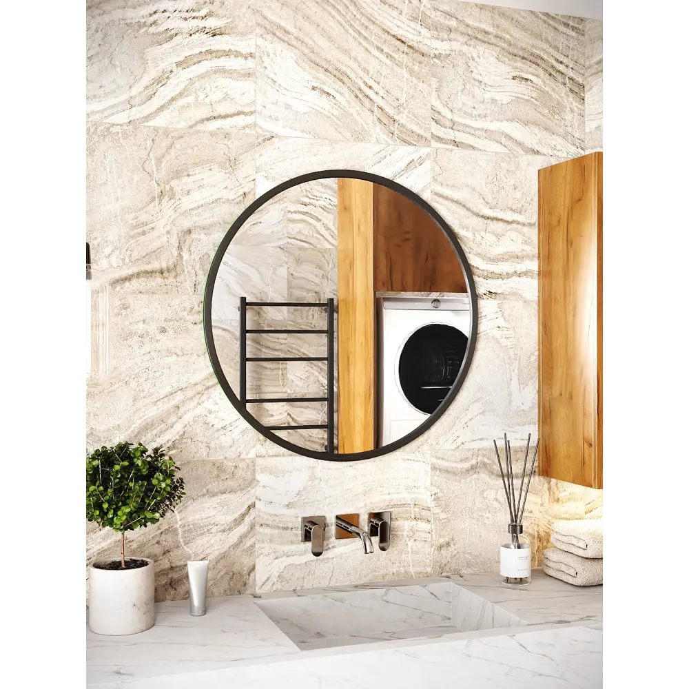 Фото 3 Зеркало без подсветки Santrek Home Конталь 70x80 см Фото 3 Зеркало без подсветки Santrek Home Конталь 70x80 см