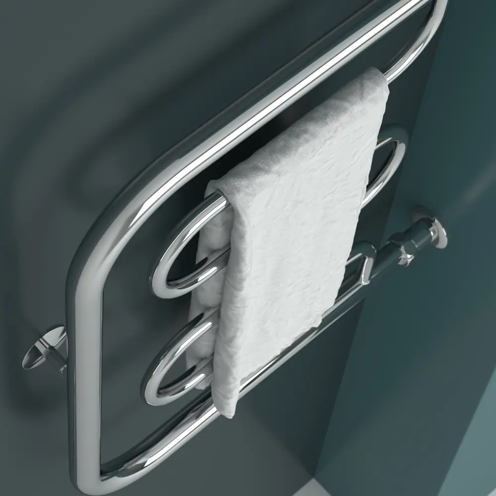 Фото 2 Полотенцесушитель водяной е-образный Onix Country direct right 50x60 см 3/4" нержавеющая сталь цвет хром Фото 2 Полотенцесушитель водяной е-образный Onix Country direct right 50x60 см 3/4" нержавеющая сталь цвет хром