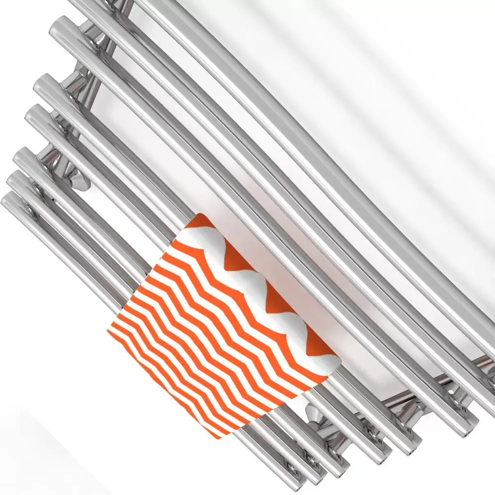 Фото 2 Полотенцесушитель водяной лестница Zigzag I Ultra 50x80 см 1/2" нержавеющая сталь цвет серебро Фото 2 Полотенцесушитель водяной лестница Zigzag I Ultra 50x80 см 1/2" нержавеющая сталь цвет серебро