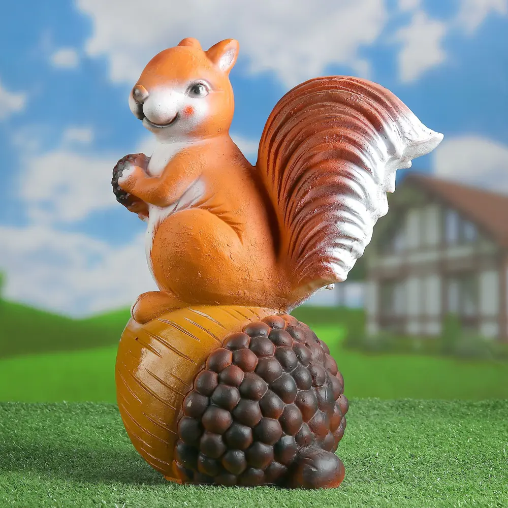Фото 3 Садовая фигура Хорошие сувениры Белка на орехе 30x40 см Фото 3 Садовая фигура Хорошие сувениры Белка на орехе 30x40 см
