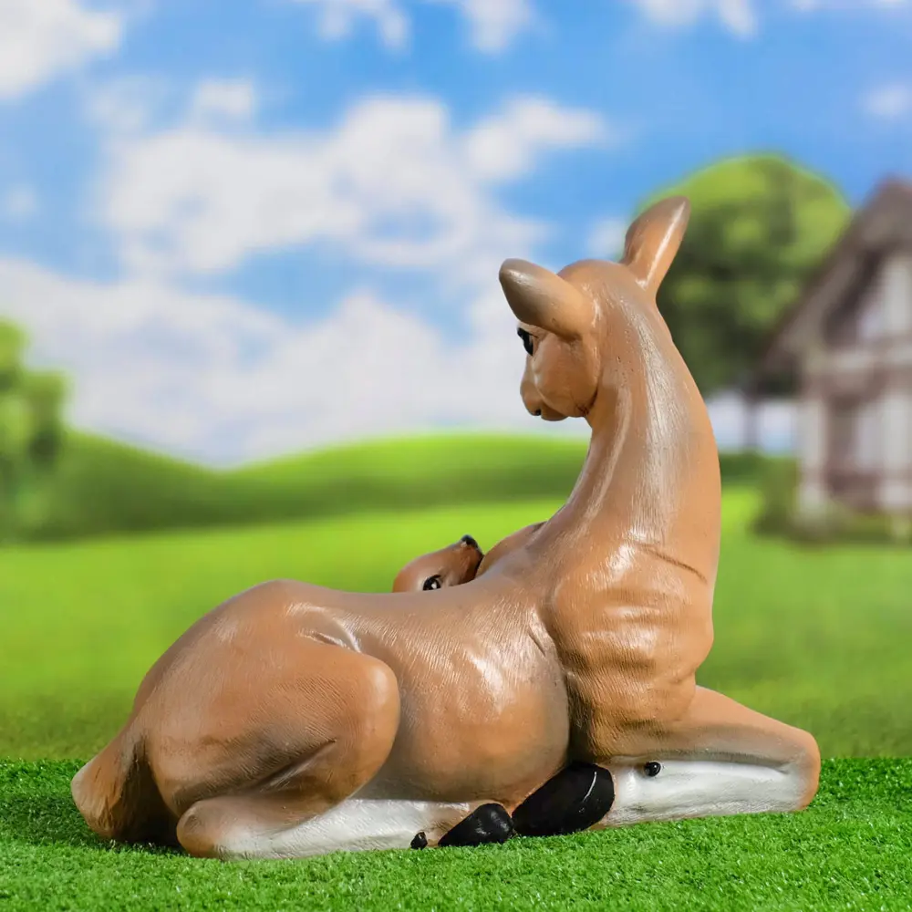 Фото 2 Садовая фигура Хорошие сувениры Олениха с Оленёнком 39x21x335 см