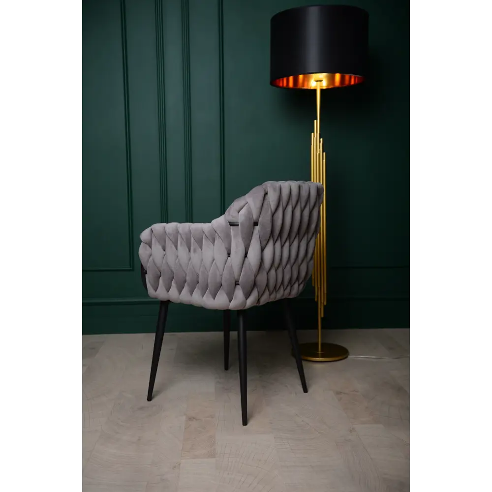 Фото 2 Кресло Pride design Бентли 42x43x42 см металл цвет серый Фото 2 Кресло Pride design Бентли 42x43x42 см металл цвет серый