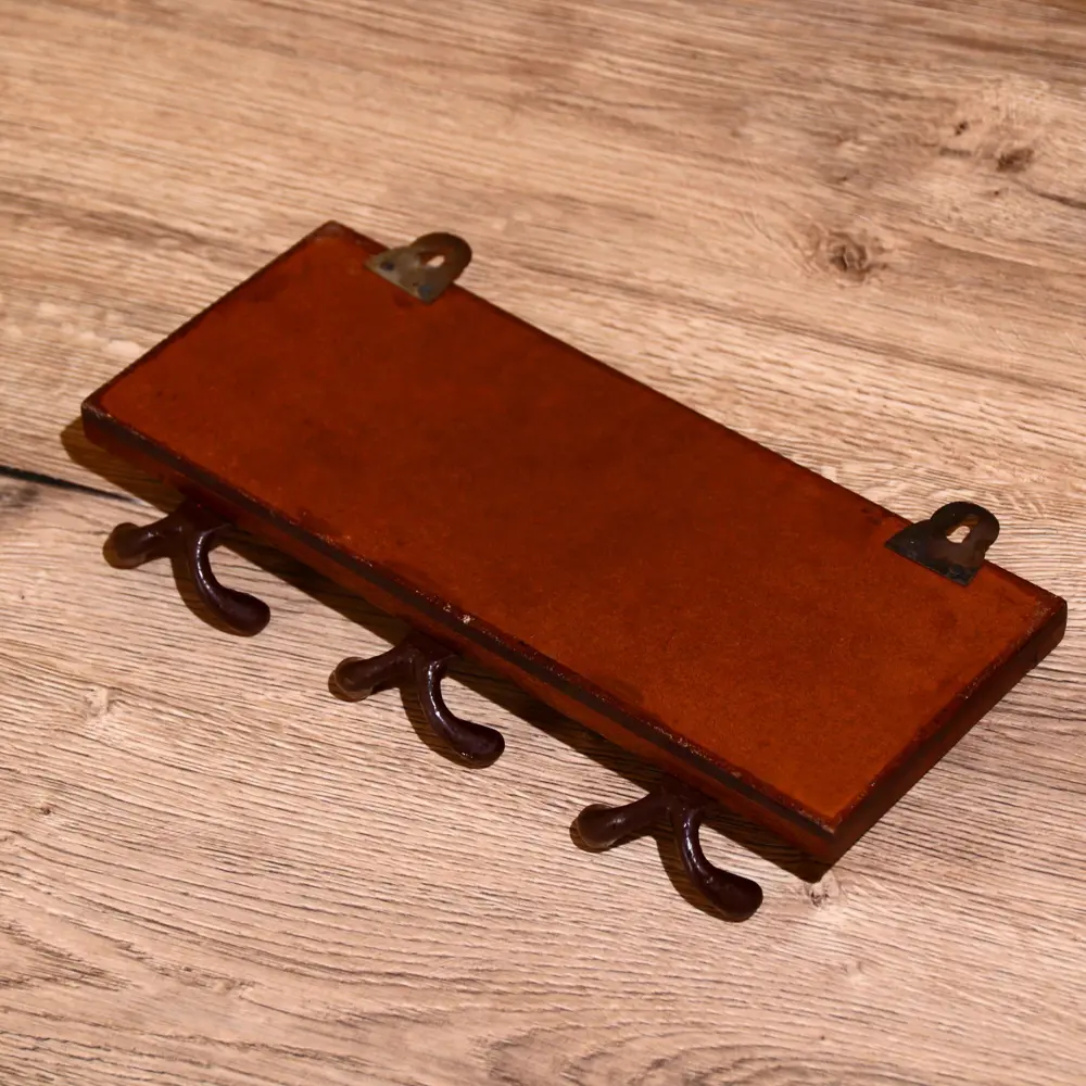 Фото 5 Настенная вешалка Ивару Цветы 4x12x17 см цвет коричневый Фото 5 Настенная вешалка Ивару Цветы 4x12x17 см цвет коричневый