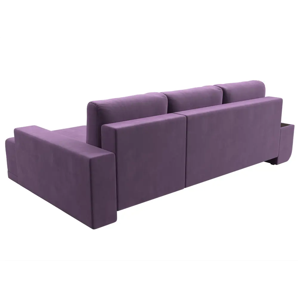 Фото 5 Диван Лига Диванов Чикаго 110759 249x90x154 см вельвет цвет фиолетовый Фото 5 Диван Лига Диванов Чикаго 110759 249x90x154 см вельвет цвет фиолетовый