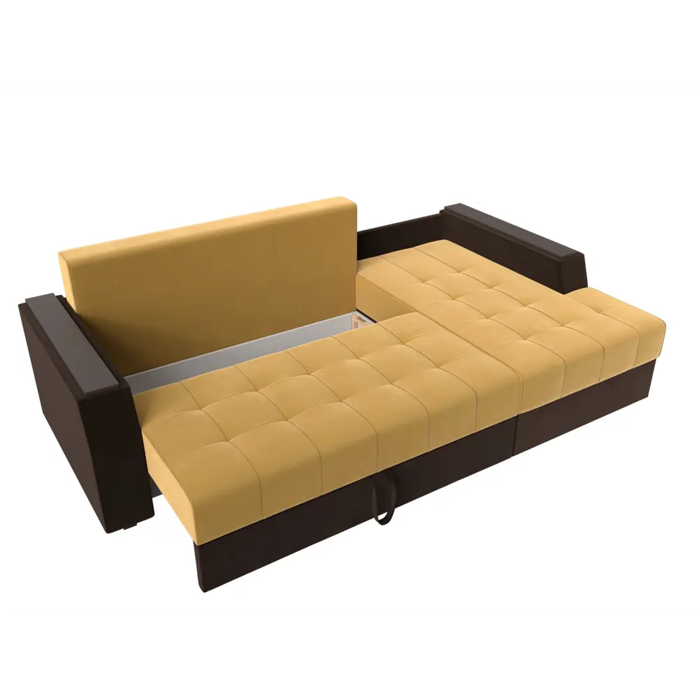 Фото 6 Диван Лига Диванов Эмир 110420 247x92x150 см вельвет цвет желтый Фото 6 Диван Лига Диванов Эмир 110420 247x92x150 см вельвет цвет желтый