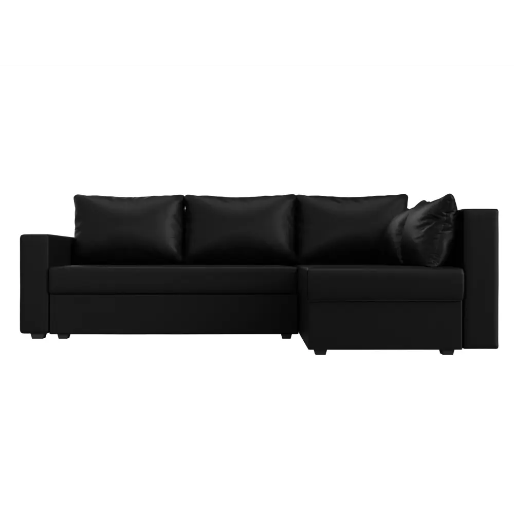 Фото 2 Диван Лига Диванов Мансберг 112545 230x90x141 см искусственная кожа цвет черный Фото 2 Диван Лига Диванов Мансберг 112545 230x90x141 см искусственная кожа цвет черный