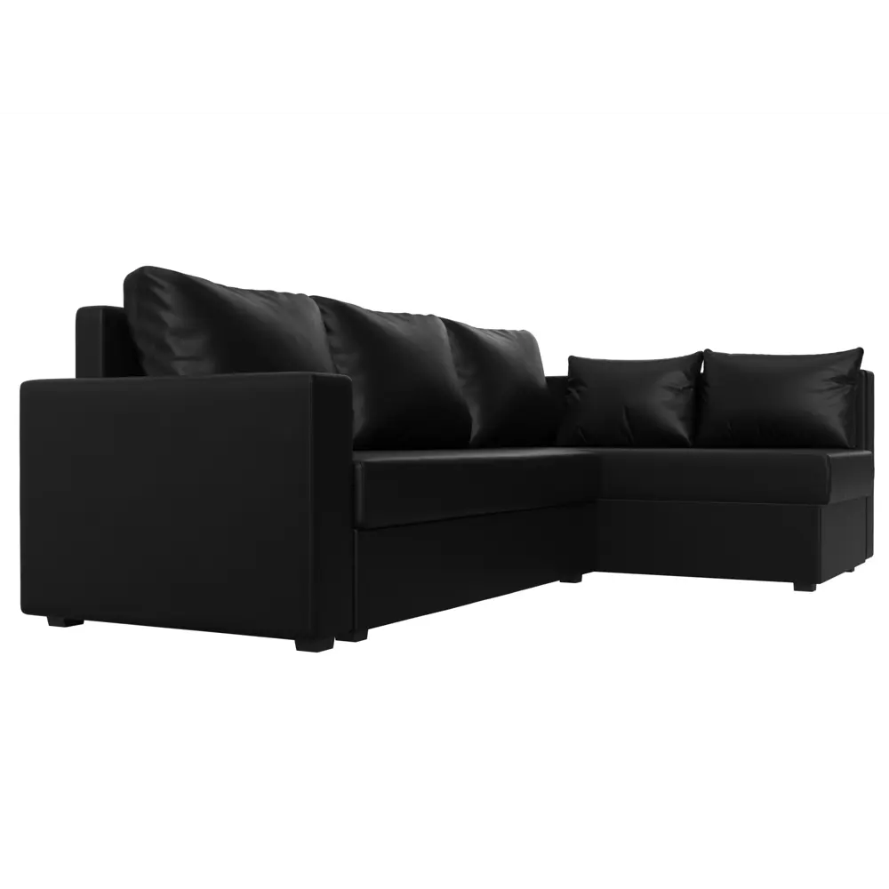 Фото 4 Диван Лига Диванов Мансберг 112545 230x90x141 см искусственная кожа цвет черный Фото 4 Диван Лига Диванов Мансберг 112545 230x90x141 см искусственная кожа цвет черный