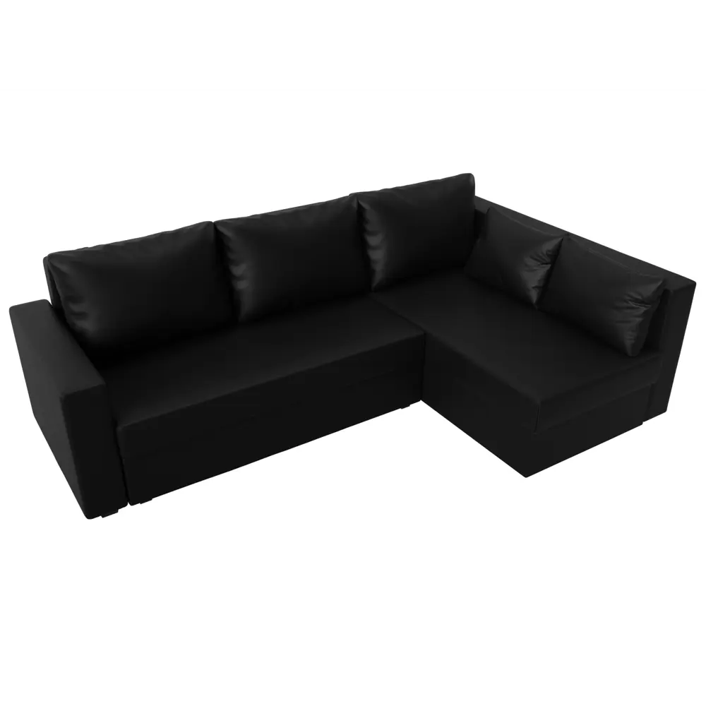 Фото 6 Диван Лига Диванов Мансберг 112545 230x90x141 см искусственная кожа цвет черный Фото 6 Диван Лига Диванов Мансберг 112545 230x90x141 см искусственная кожа цвет черный