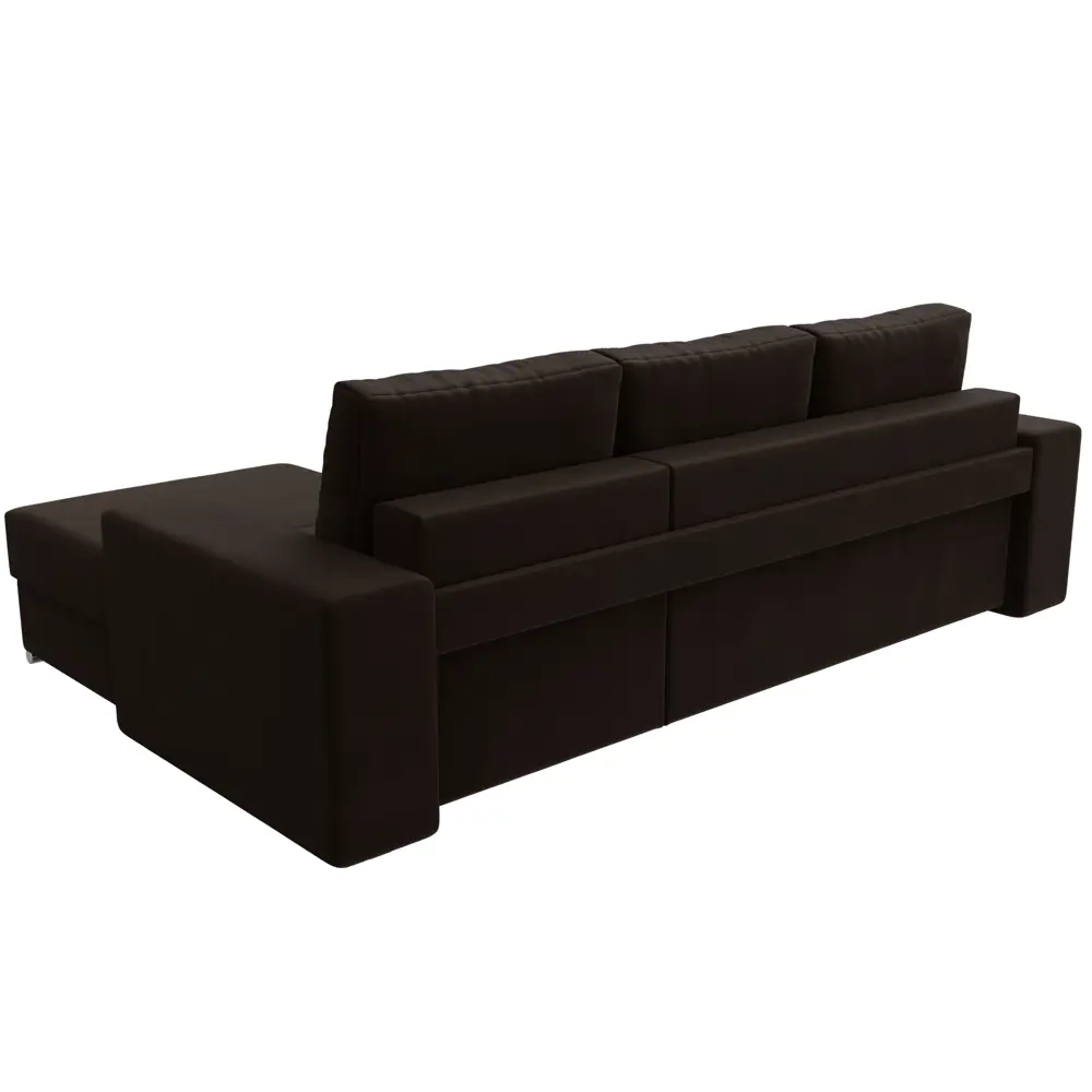 Фото 8 Диван Лига Диванов Дрезден 111799 283x93x177 см вельвет цвет коричневый Фото 8 Диван Лига Диванов Дрезден 111799 283x93x177 см вельвет цвет коричневый