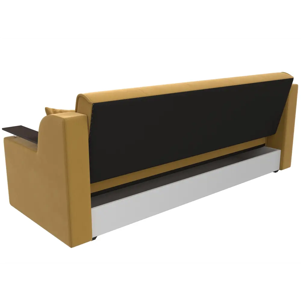 Фото 5 Диван-книжка Сенатор Лига диванов 107334 208x87x80 см микровельвет цвет желтый Фото 5 Диван-книжка Сенатор Лига диванов 107334 208x87x80 см микровельвет цвет желтый